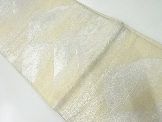 アンティーク　山並模様織出し袋帯（材料）